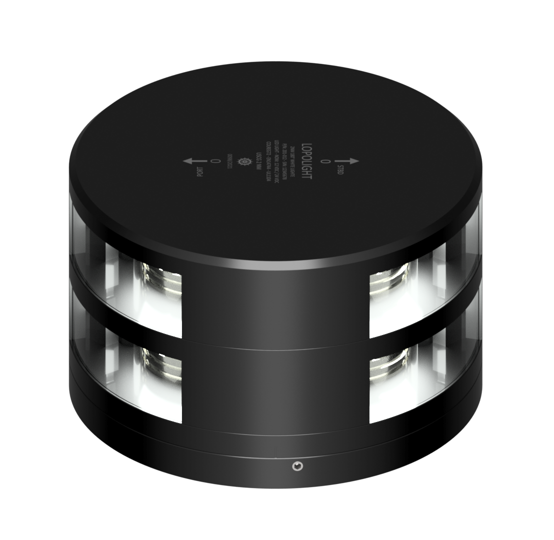 2nm 180° White, Double, black w/FB base 2nm 180° White, Double, black w/FB base